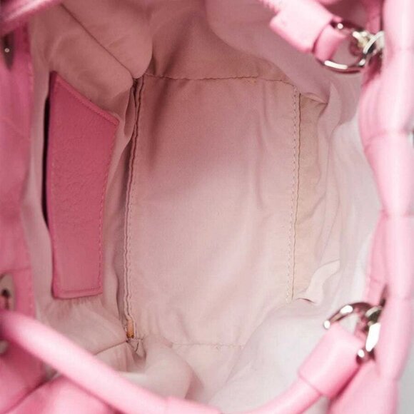 Burberry Pink Quilted Leather Mini Lola Backpack Bag - Picture 8 of 11
